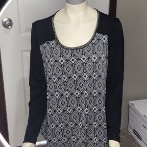 Maurice's shirt woman's size 2 long-sleeve